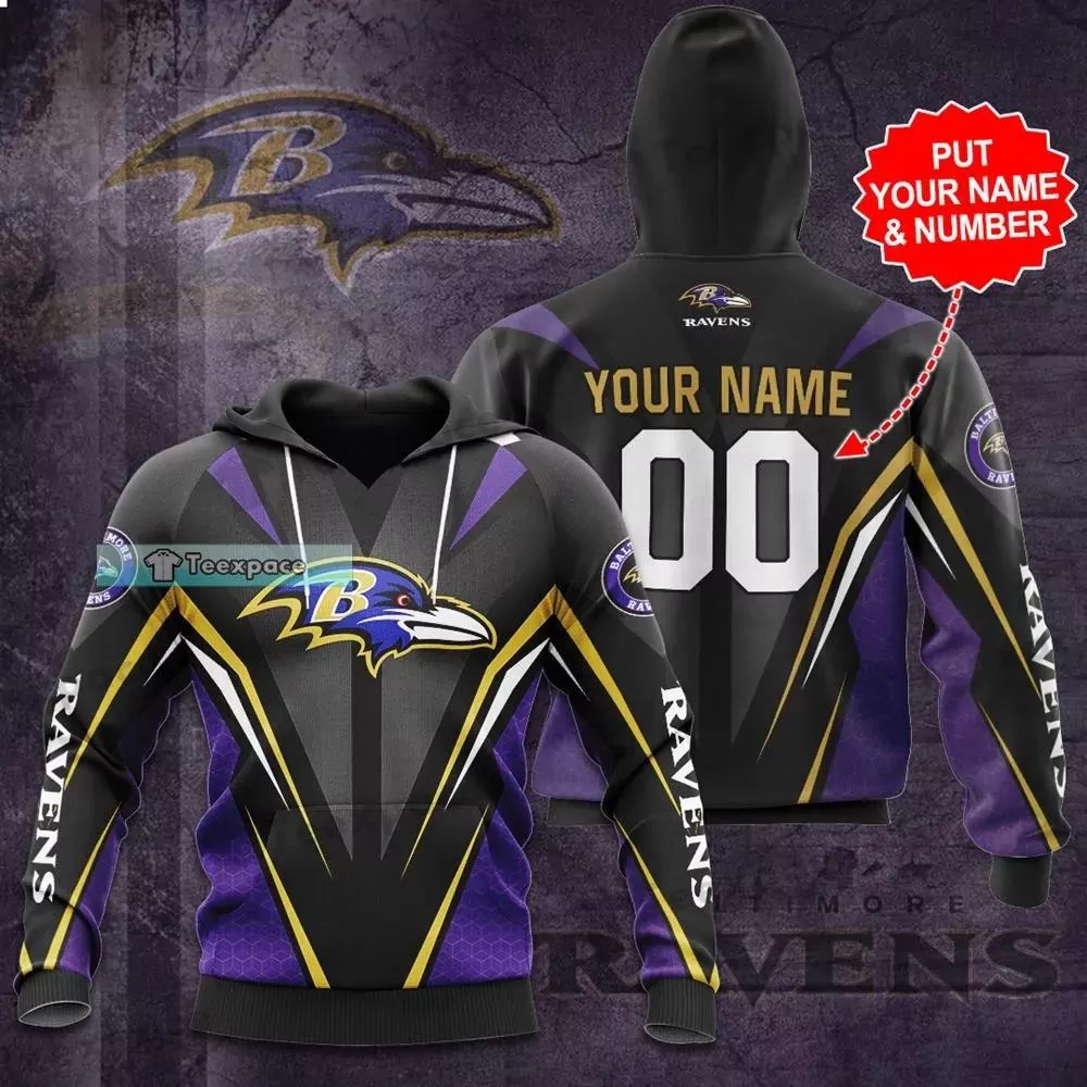Personalized Pharaoh Skull Baltimore Ravens 3d