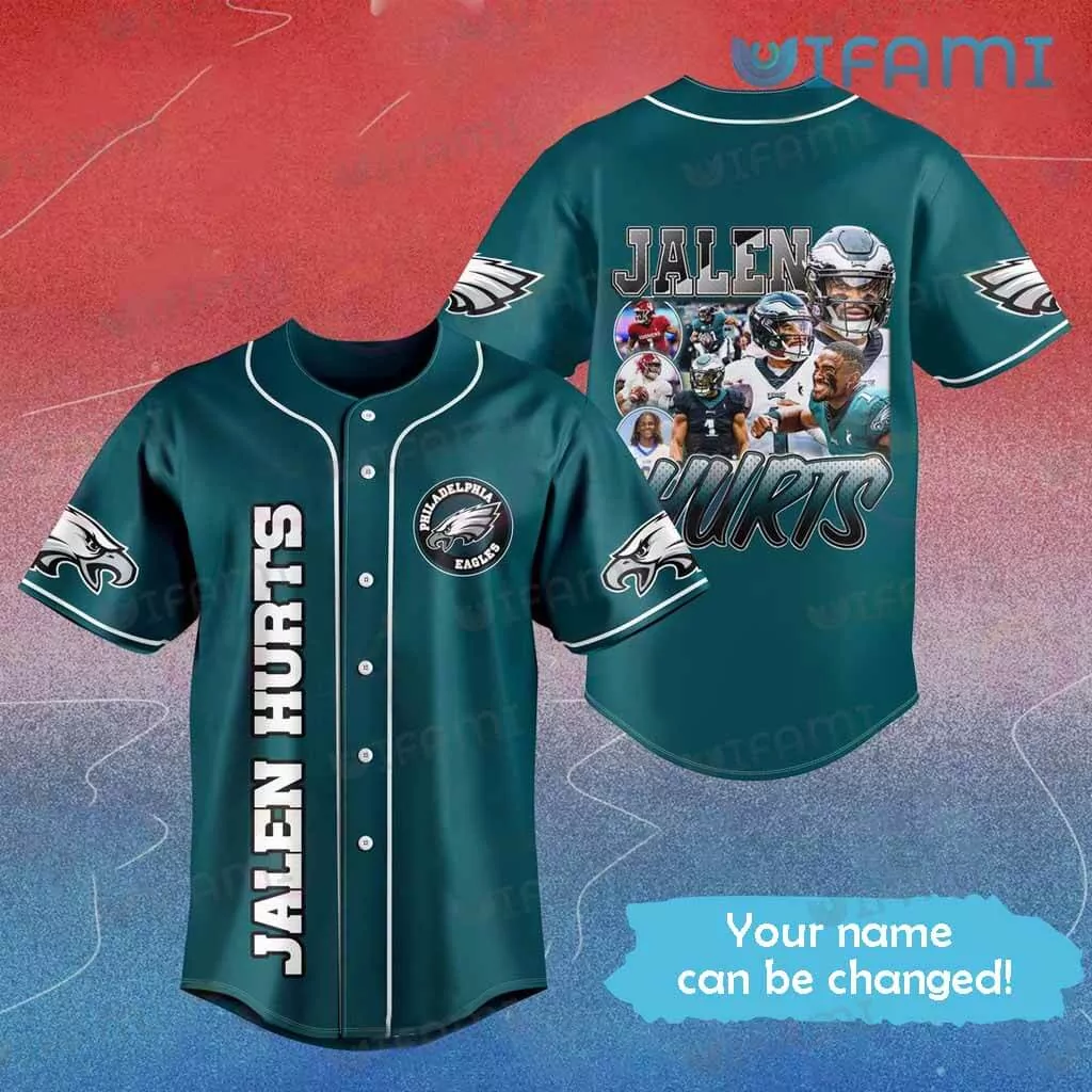 Philadelphia Eagles Baseball Jalen Hurts Philadelphia Eagles Gift 3d Baseball Shirt