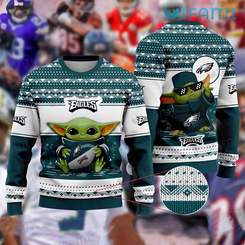 Philadelphia Eagles Christmas Big Logo Philadelphia Eagles Gift 3d ugly sweatshirt