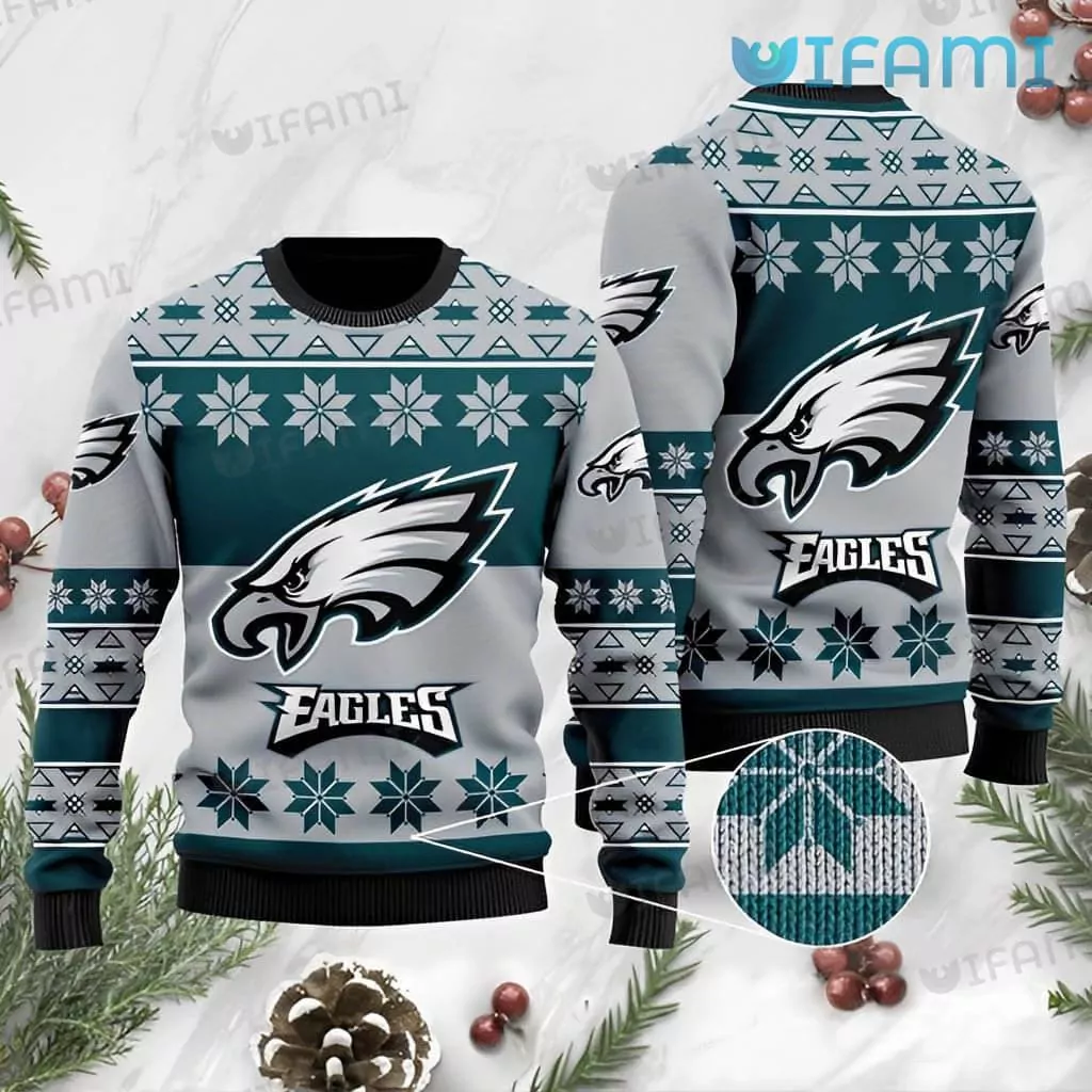 Philadelphia Eagles Christmas Big Logo Philadelphia Eagles Gift 3d ugly sweatshirt
