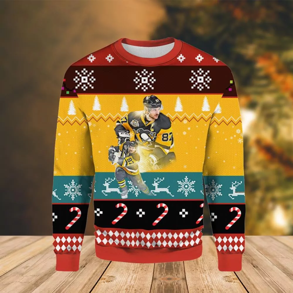 Pittsburgh Penguins Hohoho Mickey Party Ideas Christmas Limited 3d ugly sweatshirt