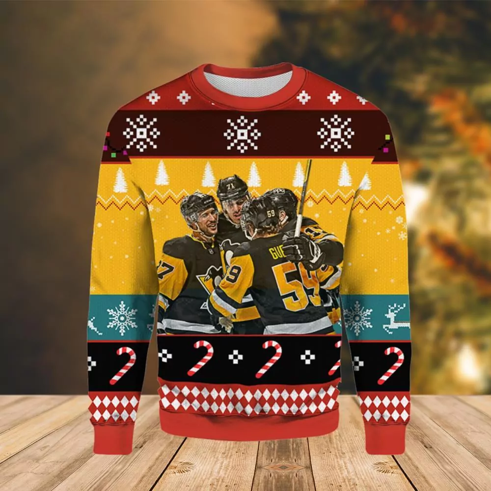 Pittsburgh Penguins Hohoho Mickey Party Ideas Christmas Limited 3d ugly sweatshirt