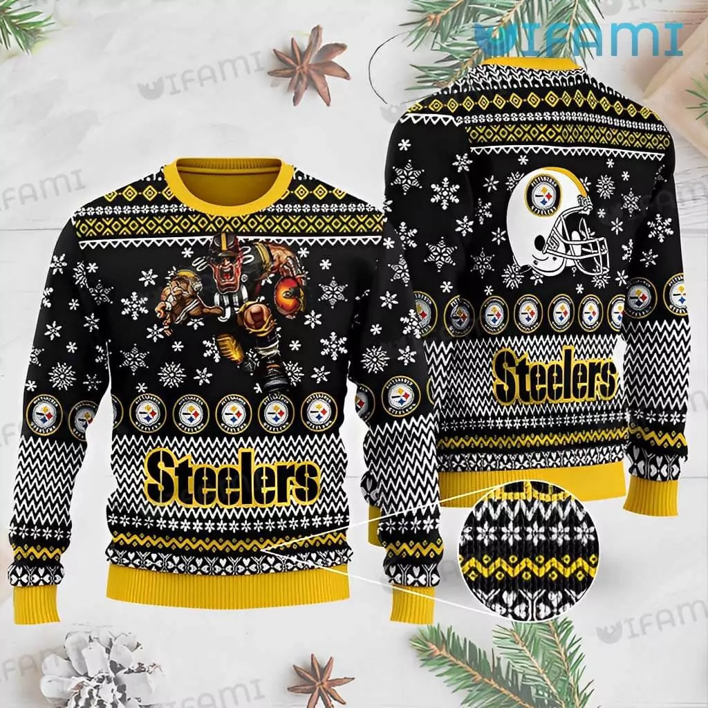 Pittsburgh Steelers Christmas Homer Simpson Pittsburgh Steelers Gift 3d ugly sweatshirt