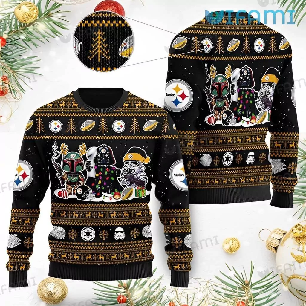 Pittsburgh Steelers Star Wars Christmas Pittsburgh Steelers Gift 3d ugly sweatshirt