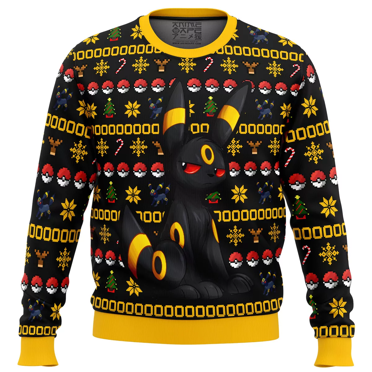 Pokemon Christmas Umbreon Christmas Holiday 3d ugly sweatshirt