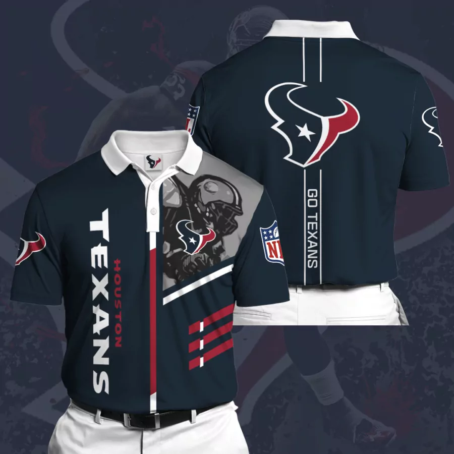 Polo Houston Texans For Fan 01 3d polo