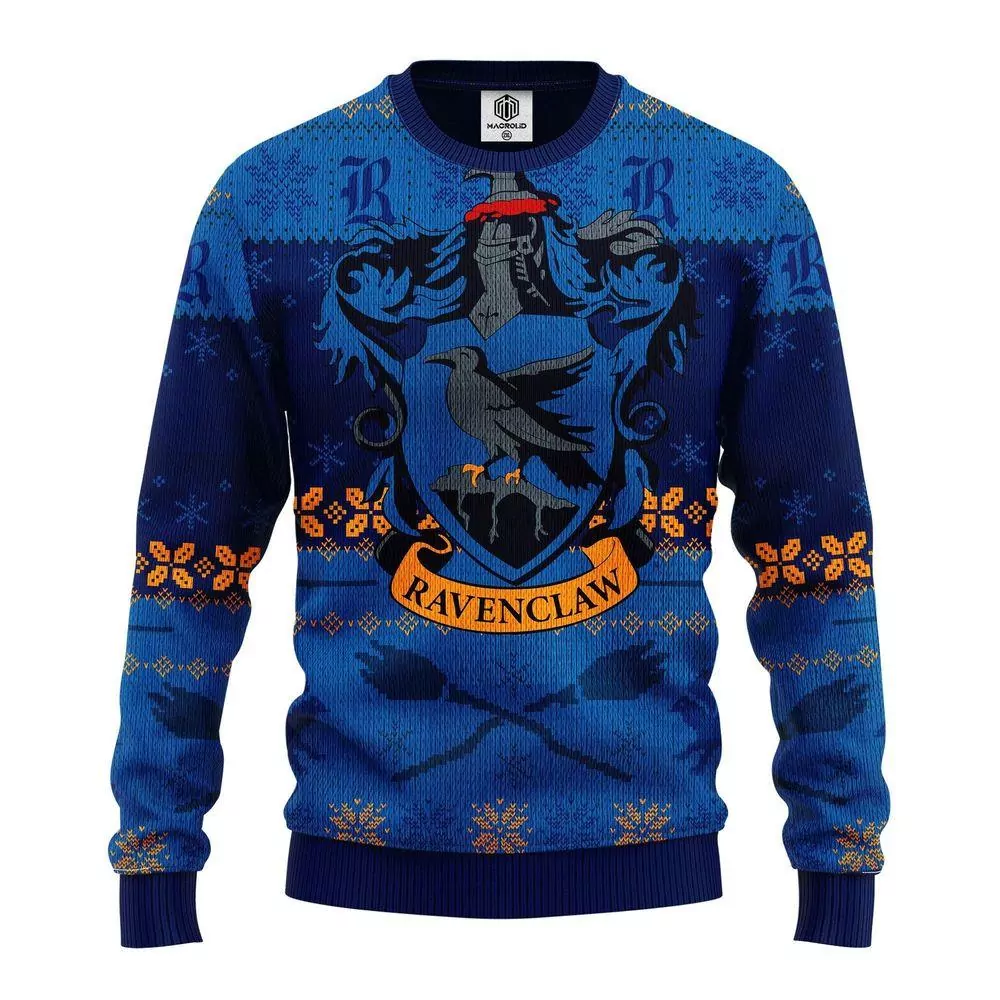 Ravenclaw Harry Potter Party Ideas Christmas Awesome 3d ugly sweatshirt