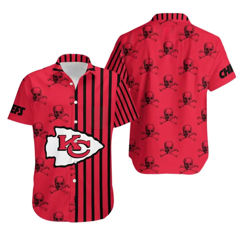 Red Hot Kansas City Chiefs Tropical Hawaiian 3d hawaiian Shirt