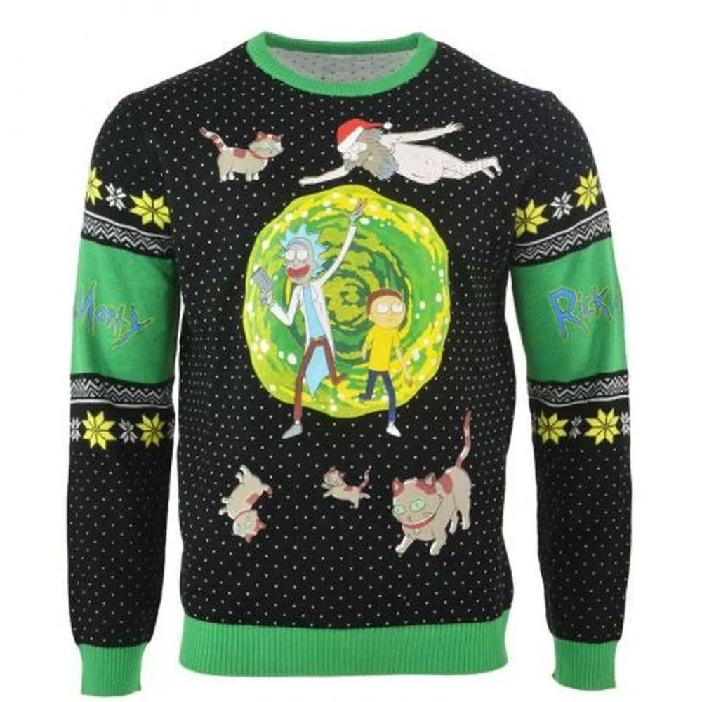 Rick And Morty Pickle Rick Christmas Limited 3d ugly sweatshirt