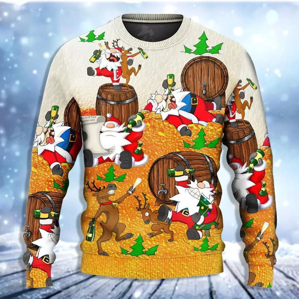 Rolling Rock Beer Christmas Limited 3d ugly sweatshirt