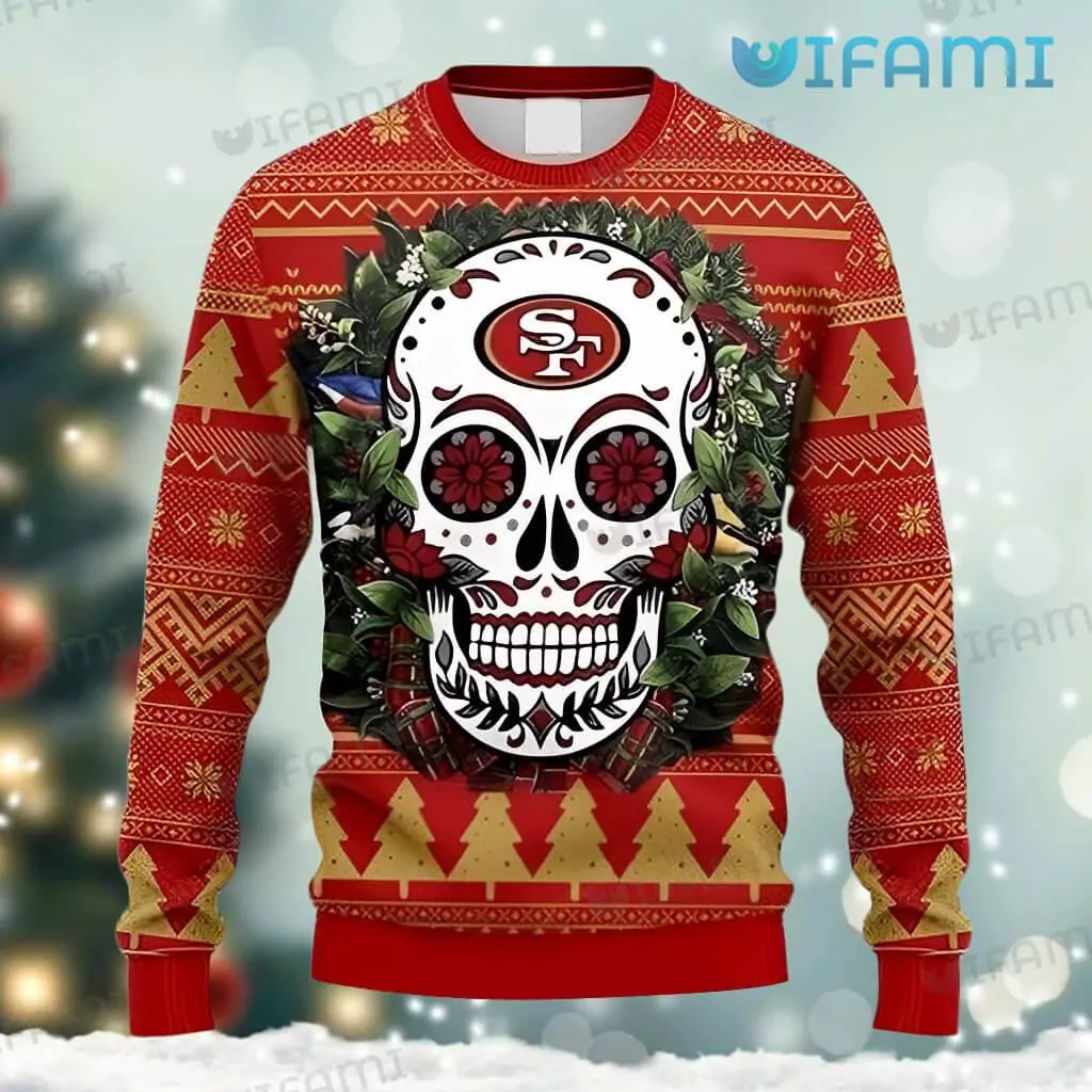 San Francisco 49ers Christmas Tree San Francisco 49ers Gift 3d ugly sweatshirt