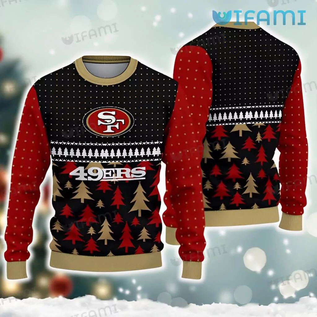 San Francisco 49ers NFL Christmas Reindeer San Francisco 49ers Gift v2 3d ugly sweatshirt