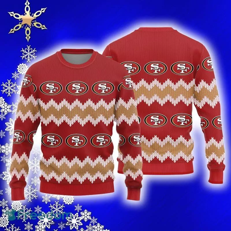 San Francisco 49ers NFL Christmas Reindeer San Francisco 49ers Gift v2 3d ugly sweatshirt