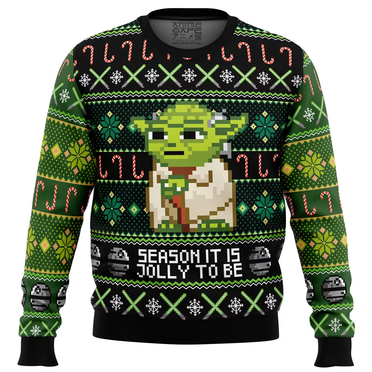 Season It Is Jolly To Be Yoda Christmas Holiday 3d ugly sweatshirt