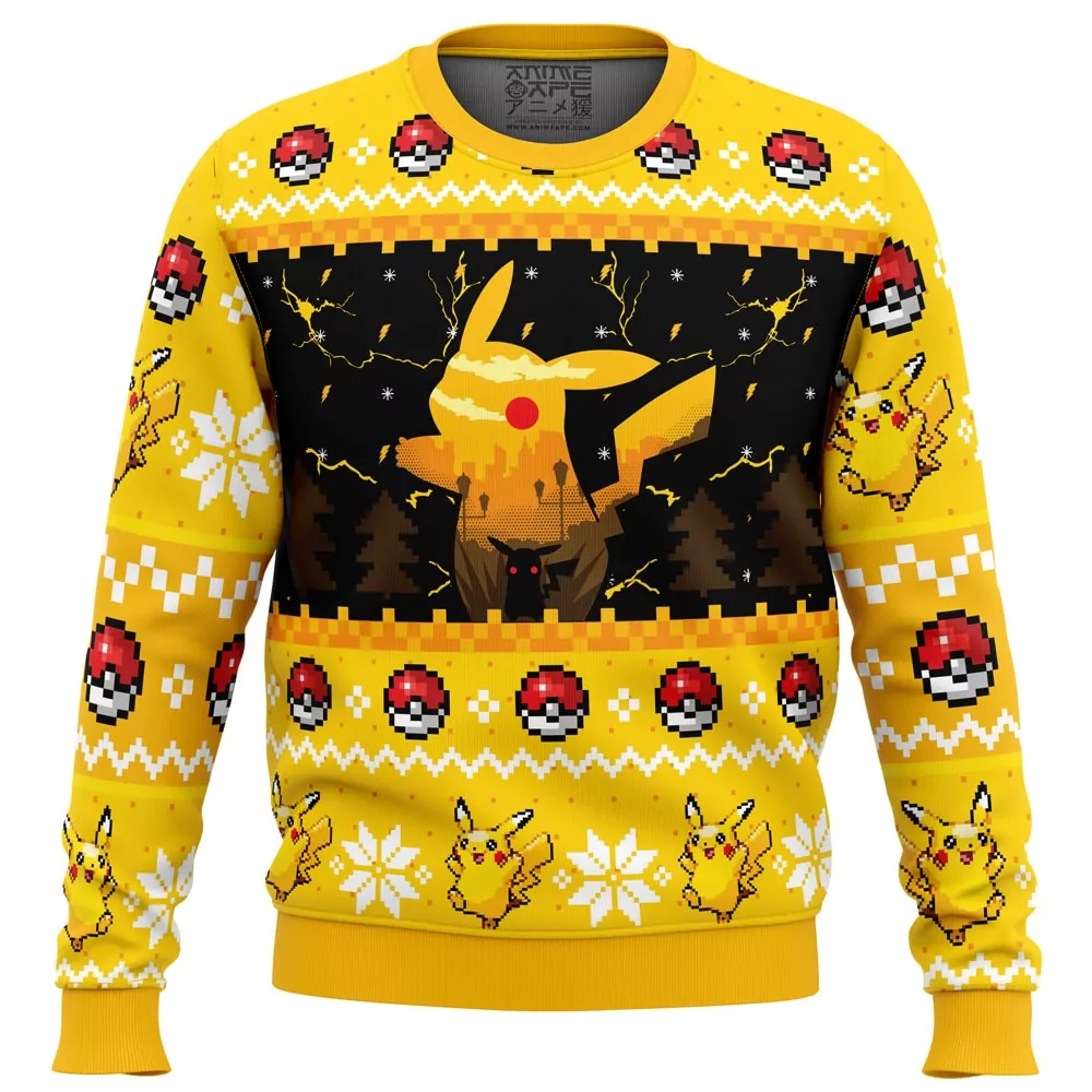 Squirtle I Choose You Pokemon Christmas Holiday 3d ugly sweatshirt