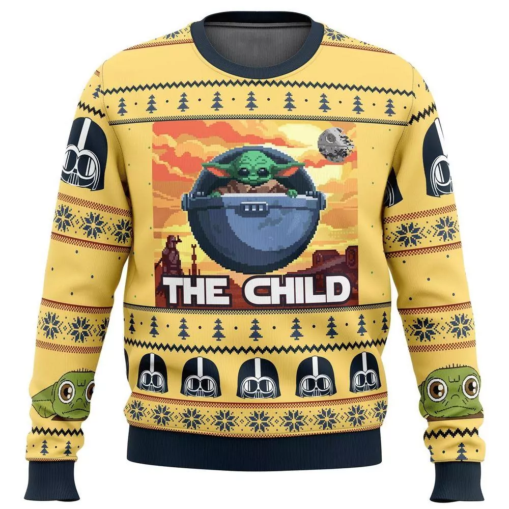 Star Wars Baby Yoda The Child Mandalorion Limited 3d ugly sweatshirt