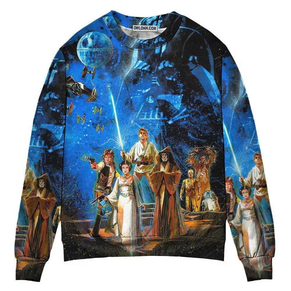 Star Wars Cool Vintage Style Limited 3d ugly sweatshirt