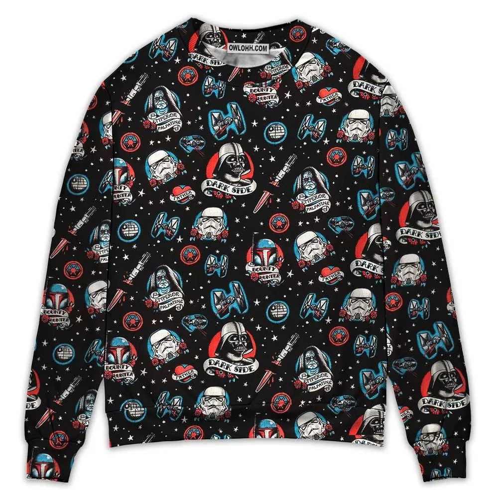 Star Wars Darth Vader Synthwave Cool 3d ugly sweatshirt