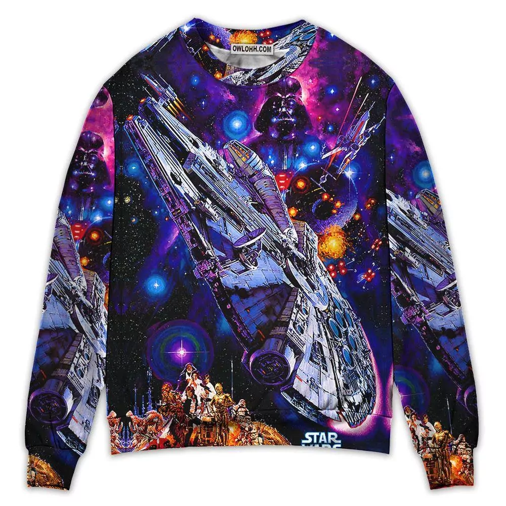 Star Wars Darth Vader Synthwave Cool 3d ugly sweatshirt