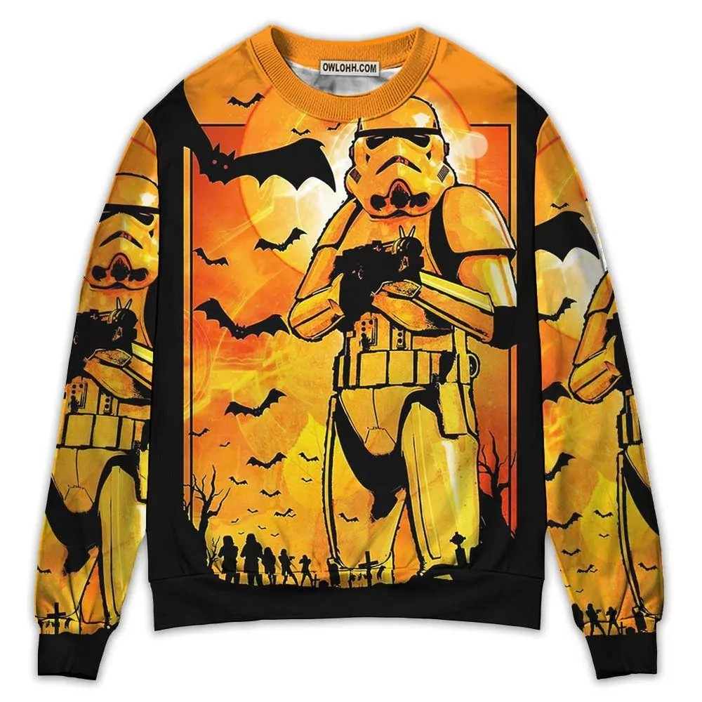Star Wars Halloween Revenge Of The Sith Awesome 3d ugly sweatshirt