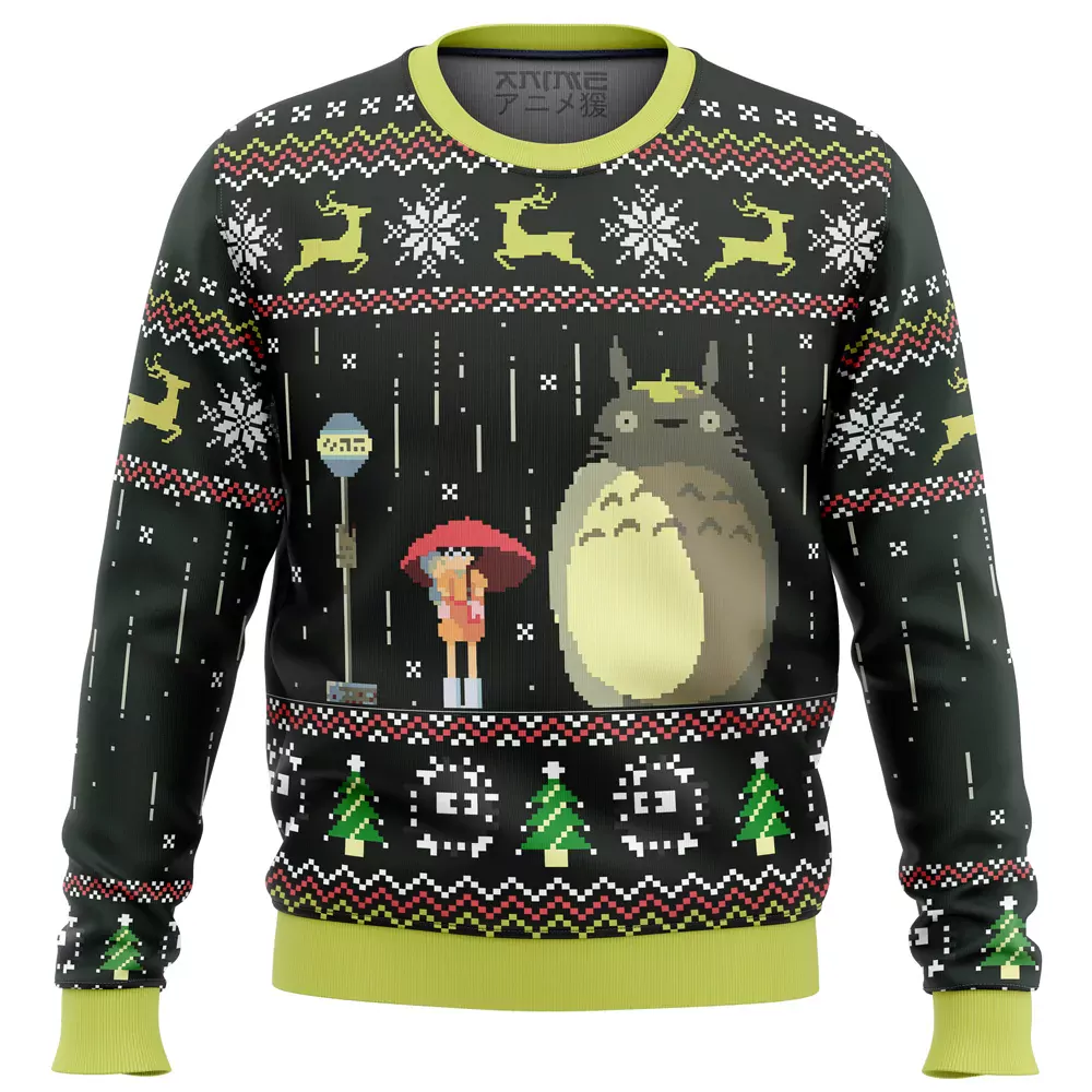 Studio Ghibli Spirited Away Squad Christmas Holiday 3d ugly sweatshirt