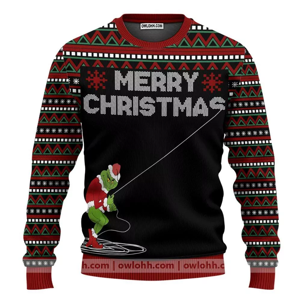 The Grinch Stole Christmas Party Ideas Christmas 3d ugly sweatshirt