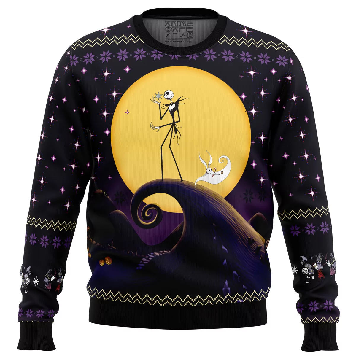 The Nightmare Before Christmas Holiday 3d ugly sweatshirt