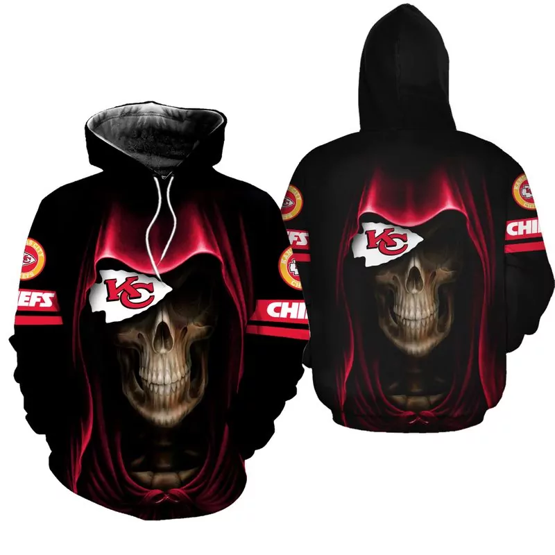 Travis Kelce 87 Kansas City Chiefs Nfl Black Inspired Style Unisex 06110 3d