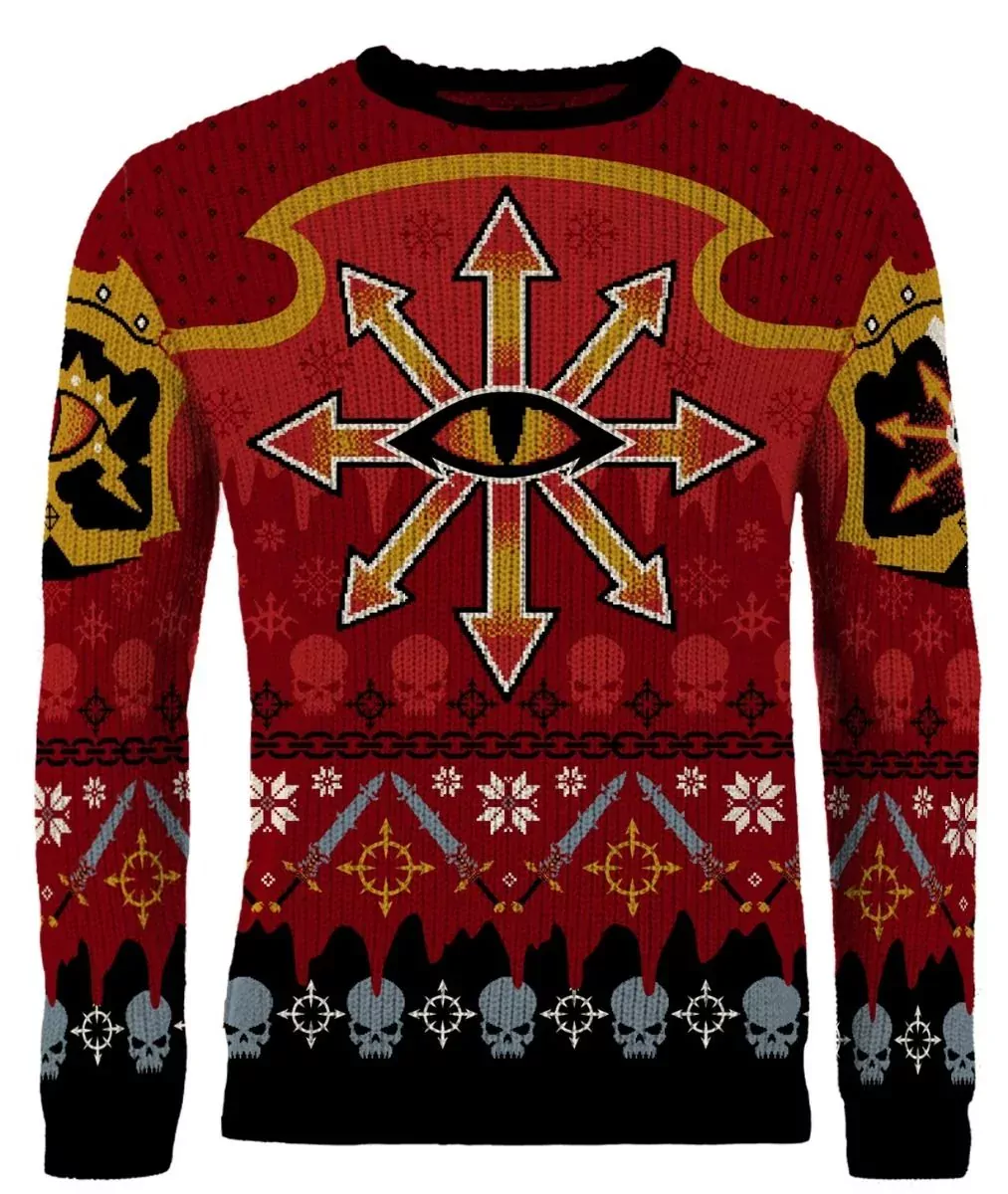Warhammer 40k Eight Sisters Slaying Christmas | Holiday Narides 3d ugly sweatshirt
