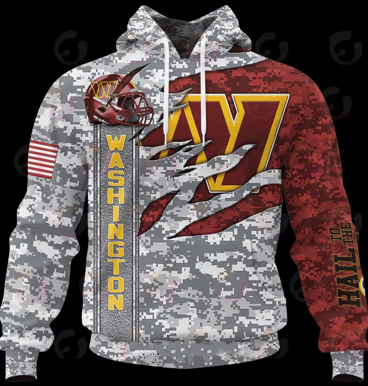 Washington Commanders COMMANDERS new ART for fan 3d