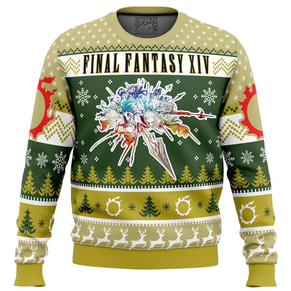 Winter Fantasy Final Fantasy Christmas Holiday 3d ugly sweatshirt