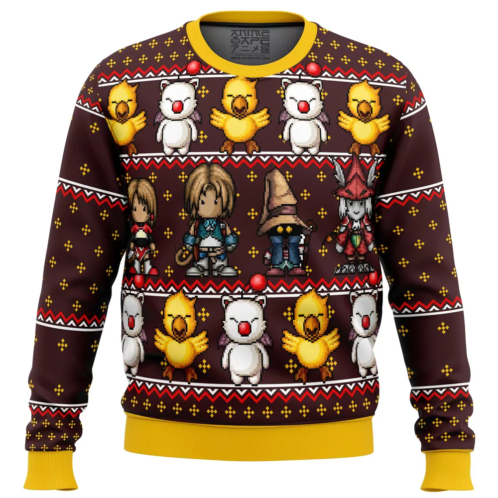 Winter Fantasy Final Fantasy Christmas Holiday 3d ugly sweatshirt